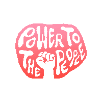 Power To The People Sticker by Double Dutch