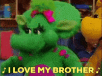 Dinosaur I Love My Brother GIF by Chris Cimino