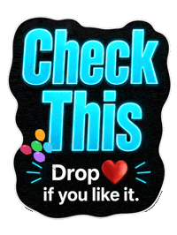 New Post Check It Out Sticker
