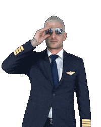 pilotpatrick_ gay sunglasses really wings Sticker