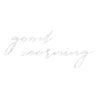 jessitrak white good morning morning simple Sticker