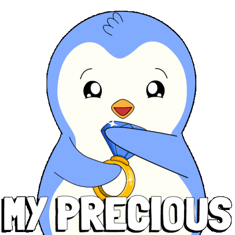 Looking Lord Of The Rings Sticker by Pudgy Penguins