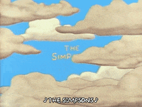 Episode 18 Clouds GIF by The Simpsons