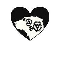 I Love You Heart Sticker by Asilo per cani Dog'sMind