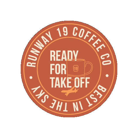 Runway19Coffee giphygifmaker coffee runway19 runway 19 coffee Sticker