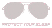 Blueblockers Sticker by Red Light Rising