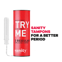 Getsomesanity health period menstruation hygiene GIF