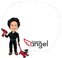 roadsideangel angel road side roadside Sticker