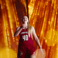 Yelling College Basketball GIF by Louisville Cardinals