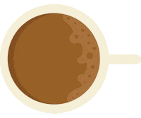 Coffee Cup Sticker by Hobbykokken