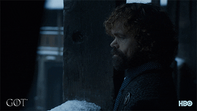 tyrion lannister game of thrones final season GIF