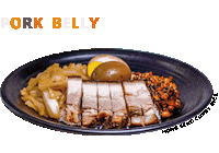 Simplefoodsolutions singapore pork belly singapore food curry rice Sticker