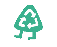 lesminimondesfr green sustainable recycle reuse Sticker