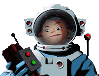 Russel Hobbs Space Sticker by Gorillaz