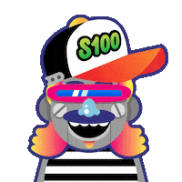 Solaris100 happy kawaii robot solaris100 Sticker