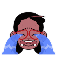 Sad Cry Sticker by Gashhuds