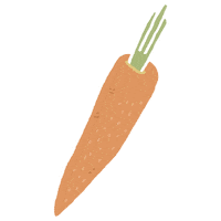 Carrot Kachin Sticker