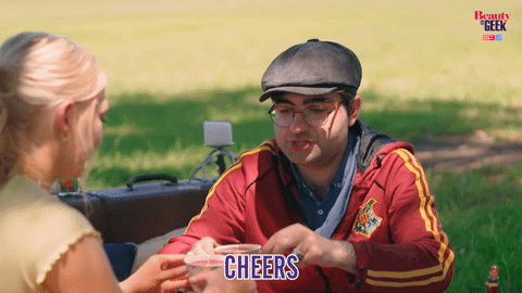 Cheers Love GIF by Beauty and the Geek Australia