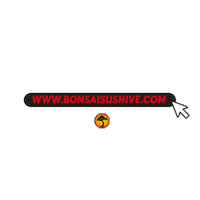 Bonsaisushive food japan shop delivery Sticker