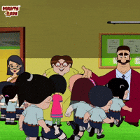 Gratitude Teachers GIF by Chhota Bheem