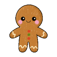 Gingerbread Man Fun Sticker by ErlebnisMalerei