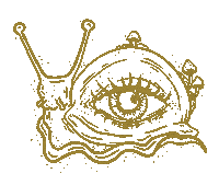 PixelGateCo illustration weird gold eye Sticker