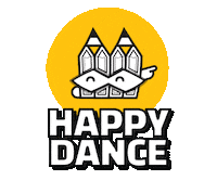 Happy Dance Sticker by Stamatia Alexaki
