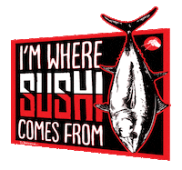 Sushi Bar Cooking Sticker by Put Me Outside