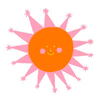 Happy Sun Sticker by Lorraine Nam