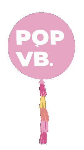 popvb giphyupload balloons pop vb popvb Sticker