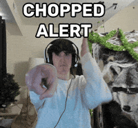 Pointing Chopping GIF