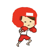 Boxing パンチ Sticker