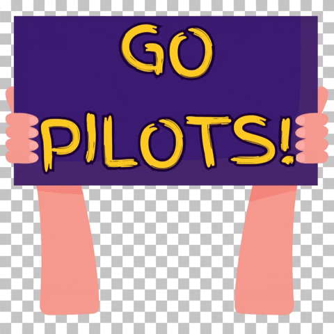 Go Pilots GIF by Louisiana State University Shreveport