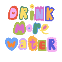 Water Hydrate Sticker