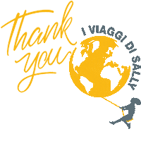 Travel Thanks Sticker by I Viaggi di Sally
