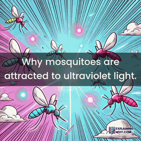 Mosquitoes Ultraviolet Light GIF by ExplainingWhy.com
