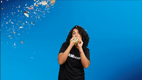 SamMobile giphyupload party new year confetti GIF