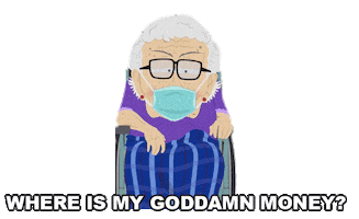 Old People Pay Me Sticker by South Park