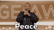 Queen Latifah Peace GIF by BET