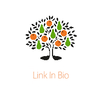 PrimeAppointments link tree linkinbio oranges Sticker