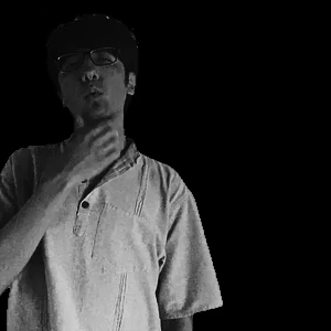 What does the lion do to the small dog?