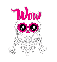 Sorpresa Wow Sticker by La Catrina Bohemia