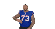 Dion Dawkins Football Sticker by Buffalo Bills