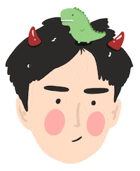 Devil Sticker by Patricia Tjandra
