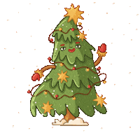 New Year Winter Sticker