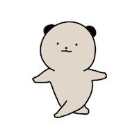 loivme 귀여움 심플 미어캣 총총 Sticker