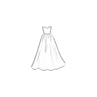 Wedding Dress Sticker by The Modern Bride