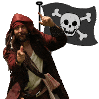Pirates Danny Sticker by Parco La Quiete