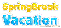 spring break Sticker