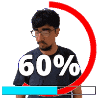 60 Percent Sticker